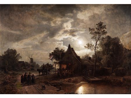 Heimweg im Mondlicht