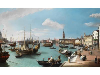 Venice Veduta with the Riva degli Schiavoni