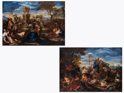 Moses and the Bronze Serpent and The Dance Around the Golden Calf (2)