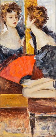 Lady in Front of a Mirror