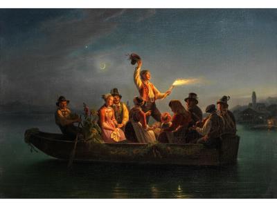 Nocturnal Boat Trip by Torchlight
