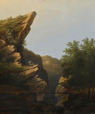 Painter in the Gorges by Nicolas-Louis-Andre Prevost - Auction record, sale price, and art valuation. Compare with similar artists and explore comparable artworks.