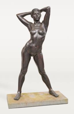Pride (Female nude with arms raised)
