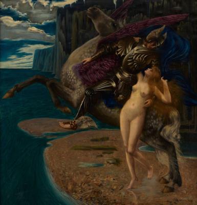 Andromeda saved by Perseus.