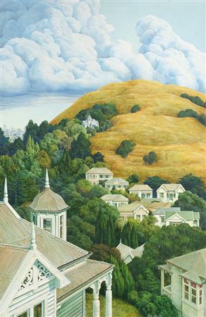 City with Towered Houses, 1974 by Peter Siddell - Auction record, sale price, and art valuation. Compare with similar artists and explore comparable artworks.
