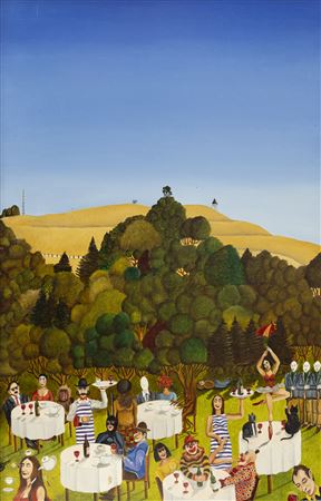 Mount Eden Cafe by Mike Morgan - Auction record, sale price, and art valuation. Compare with similar artists and explore comparable artworks.