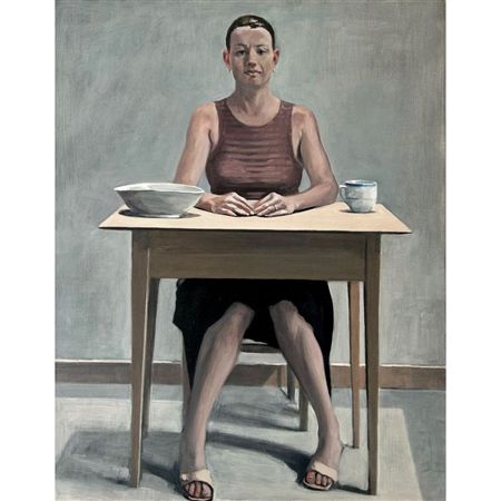 Hands on Table, Renee - Full Figure
