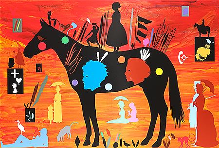 A Sunny Afternoon with Phar Lap on the Island of La Grande Jatte by Chris Heaphy - Auction record, sale price, and art valuation. Compare with similar artists and explore comparable artworks.