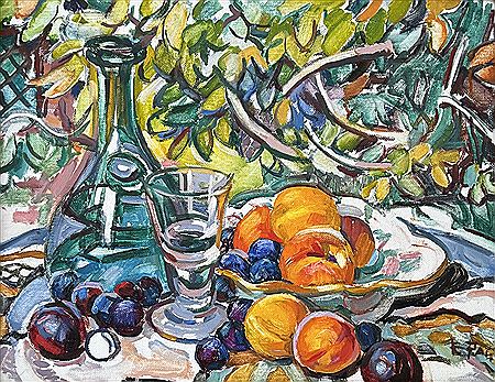 Still Life With Apricots