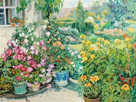 Summer Garden in the Provençal Sun