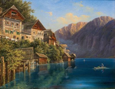 Sample artwork by Raimund Mossmer (1813 - 1874), known for painting - View similar artists and auction records