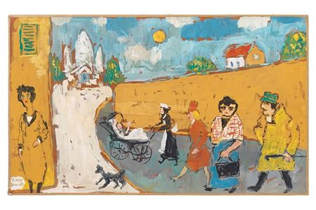 Passers-by in Montmartre