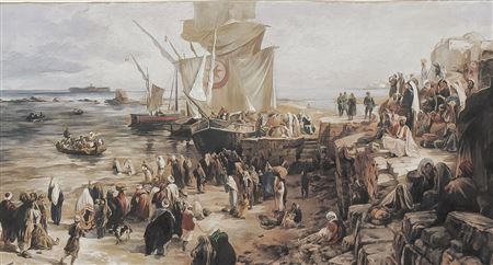 Mddle Eastern Dock Scene