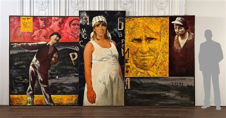 Pregnant Russia, Triptych, 1988
