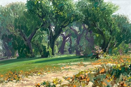Sentosa, Landscape With Wildflowers