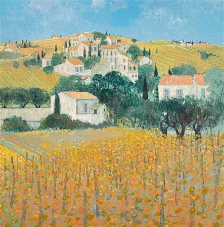 Le Village Perche, Provincial Landscape With A Village