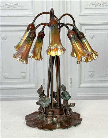Seven Light Lily Lamp
