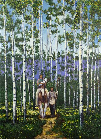 A Blessed Journey Together by Raymond Nordwall - Auction record, sale price, and art valuation. Compare with similar artists and explore comparable artworks.