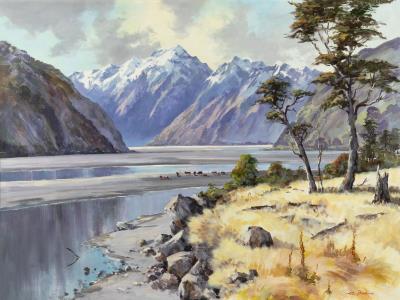 Sample artwork by Aston Greathead (1921 - 2012), known for watercolour and oil acrylic paintings - View similar artists and auction records