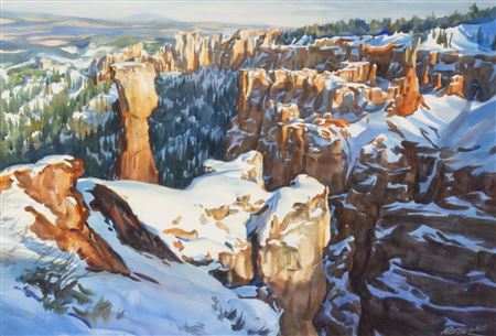 Winter Sunlight in Bryce Canyon, 2006