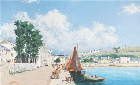 "Audierne, le port"