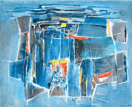 Icy Balaton (Frozen Balaton), 1968 by Laszlo Bartha - Auction record, sale price, and art valuation. Compare with similar artists and explore comparable artworks.