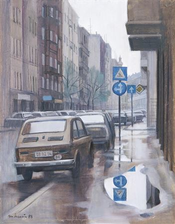 Pannónia Street by Istvan Macsai - Auction record, sale price, and art valuation. Compare with similar artists and explore comparable artworks.