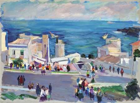 Acitrezza by Gyozo Fay - Auction record, sale price, and art valuation. Compare with similar artists and explore comparable artworks.