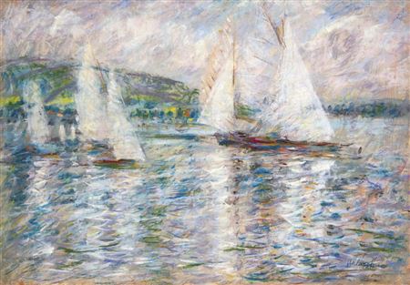 Sailing Boats on Lake Balaton