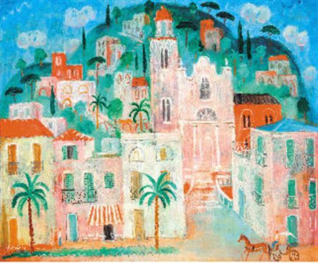 Italian small Town by Istvan Pekary - Auction record, sale price, and art valuation. Compare with similar artists and explore comparable artworks.