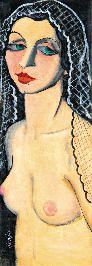 Semi-Nude with Veil