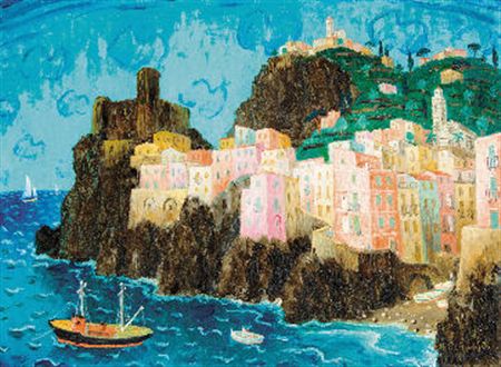 Rocky Shoreshore by Istvan Pekary - Auction record, sale price, and art valuation. Compare with similar artists and explore comparable artworks.