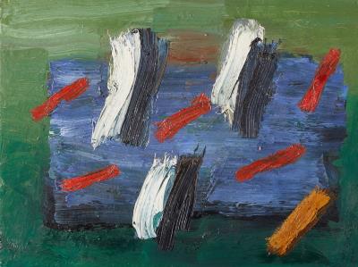 Abstract Composition with Stripes