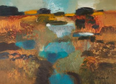Summer Moor Landscape