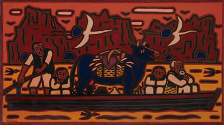 Sample artwork by Manlk Lee (1938 - 2012), known for painting - View similar artists and auction records