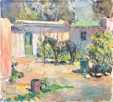 "Horse at Stable"