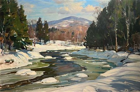 "Brook at Waterville, Vermont"