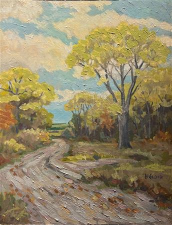 "Road with Trees"