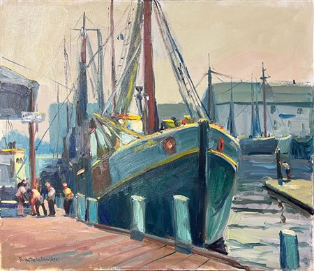 "Boat on Dock"