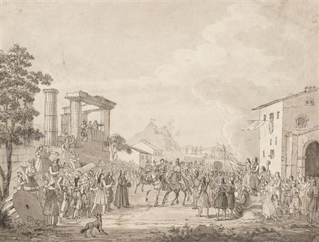Entry of King Otto I of Greece into Nauplia on 7 February 1833