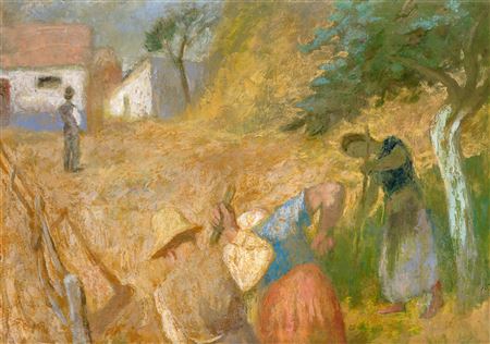 Summer at Zebegény (Garden, Sunlit Garden at Zebegény), 1937 by Istvan Szonyi - Auction record, sale price, and art valuation. Compare with similar artists and explore comparable artworks.