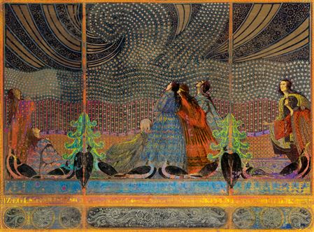 Underneath the Twinkling Heavens, c. 1910 by Almos Jaschik - Auction record, sale price, and art valuation. Compare with similar artists and explore comparable artworks.