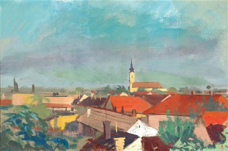 Morning at Gyula, 1957