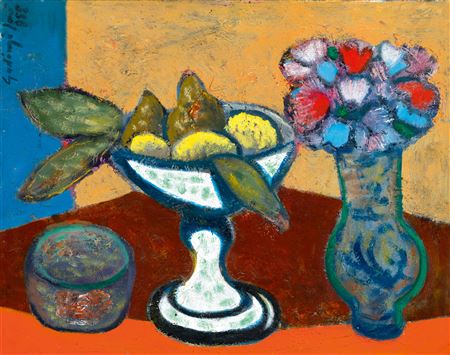 Still-Life with Fruits and Flowers, 1955