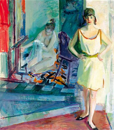Sample artwork by Gyozo Fay (1918 - 2005), known for painting - View similar artists and auction records