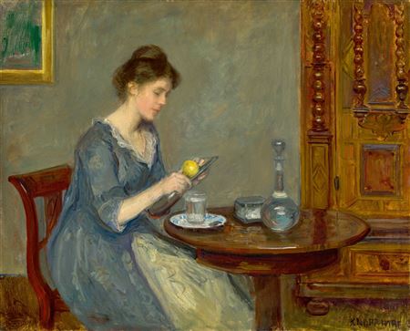 Young Girl in the Saloon. c. 1910
