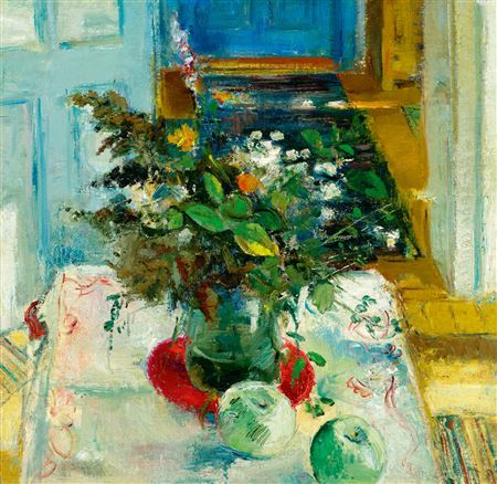 Spring Flowers in Room. c. 1940