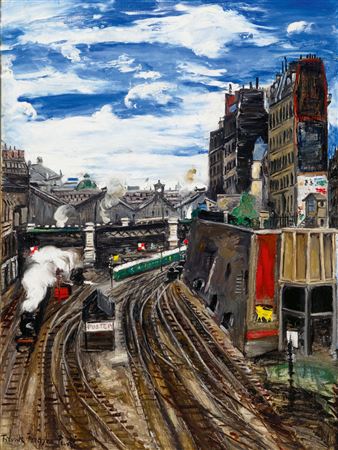 The Gare Saint-Lazare (Paris). 1927