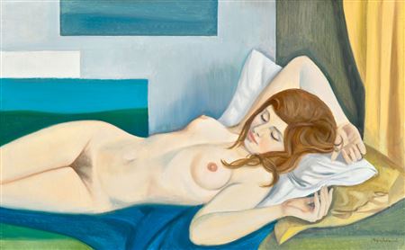 Nude in the Atelier. 1970s