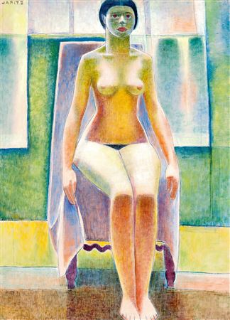 Model (Seated Nude in the Parisian Atelier). c. 1929